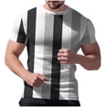 thumbnail image 5 of USNSM (S-5XL) Men's Big and Tall T Shirts Sport Long Sleeve Color Block Tops Casual Muscle Fit Crewneck T-Shirt Lightweight Quick Dry Tee Top White XXXL, 5 of 6