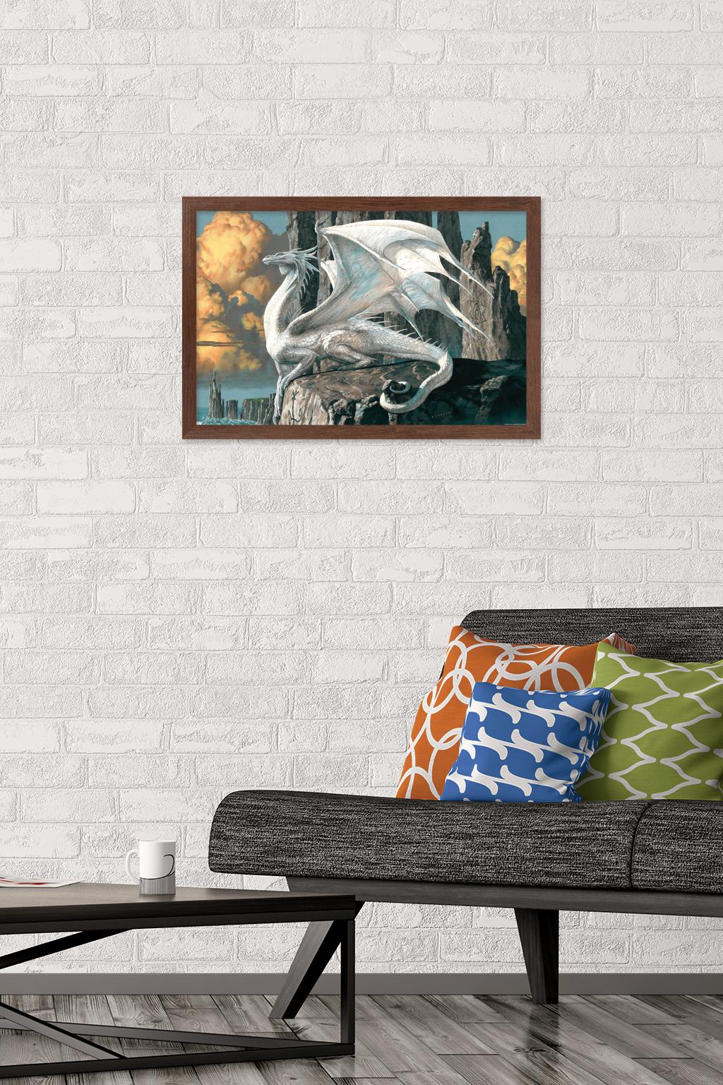 Ciruelo - Hobsyllwin Wall Poster, 14.725" x 22.375", Framed