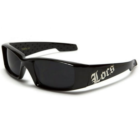 Locs 9052 Black Sunglasses Gangster Original Lowrider Maddogger Shades