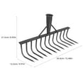 thumbnail image 2 of IDEANATEGRATE Cabezal De Rastrillo De Negro Para Uso Agrícola Y Jardinería En, 2 of 8