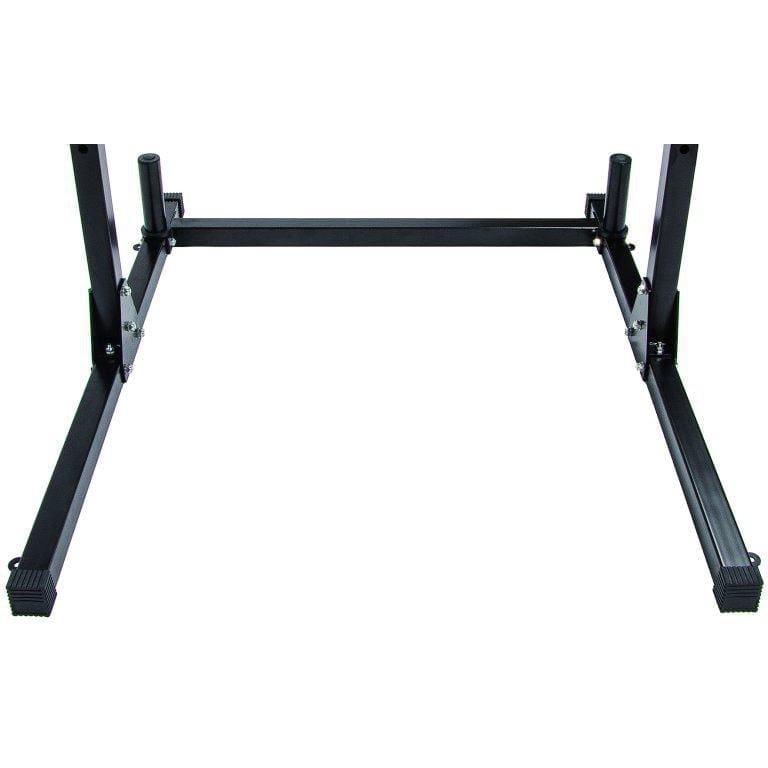 Everyday Essentials 500-Pound Capacity Multi-Function Adjustable Squat Stand with Pull Up Bar and Weight Holders