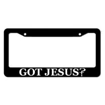 Got Jesus? Christian Christ Cross Car Truck License Plate Frame