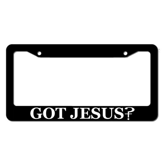 Got Jesus? Christian Christ Cross Car Truck License Plate Frame