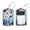 multicolored 2, variant on PhooArto 2 Pcs Luggage Tags, Giant Magnolias Painting Privacy Cover ID Label with Stainless Steel Loop and Address Card for Travel Bag Suitcase