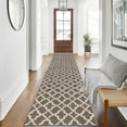 thumbnail image 6 of Yamaziot 2.7'x12' Runners Rug for Long Hallways, Rug Runner for Floor Mat, Non Slip Washable Brown Carpet Rug, 6 of 9