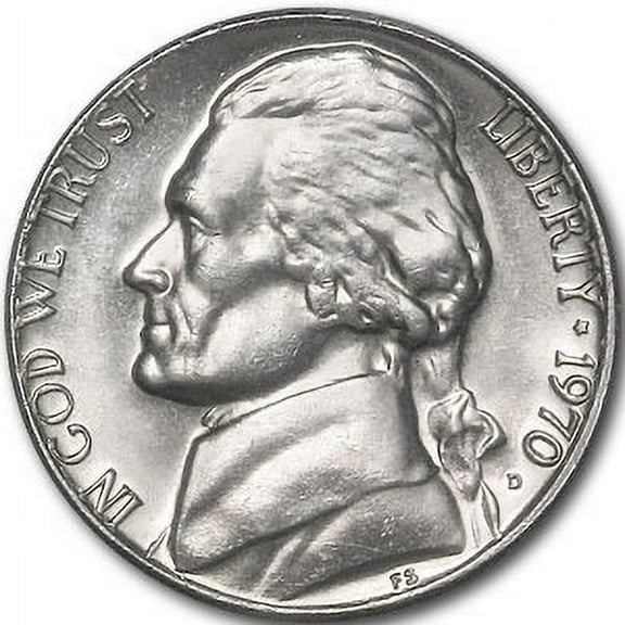 1970-D Jefferson Nickel BU