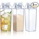 thumbnail image 1 of Juego de 3 botellas de agua ZHAOCHENG de cartón de leche transparentes à prueba de fugas estilo 6, 1 of 5