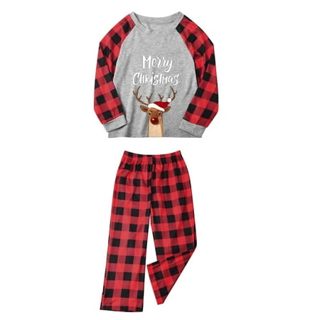 

DAETIROS Quick Drying Christmas Beach Pajamas Family Matching Cute Parent-child clothing Gray