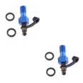 thumbnail image 1 of relayinert Motorcycle Brake Caliper Banjo Bleed /Screw 25mm Fine Thread Enhanced Performance Blue M10 2Set, 1 of 6