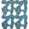 thumbnail image 6 of Snowman Snowflake Dishwasher Magnet Cover, Refrigerator Door Cover Magnectic Sticker Kitchen Panel Decal Appliances Decor 23x26inch, 6 of 6