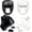 Black, variant on Deep Dream Kids Boxing Gloves Set with Headgear Hand Wraps for Youth Training Boys Girls 6 oz 14 Piece