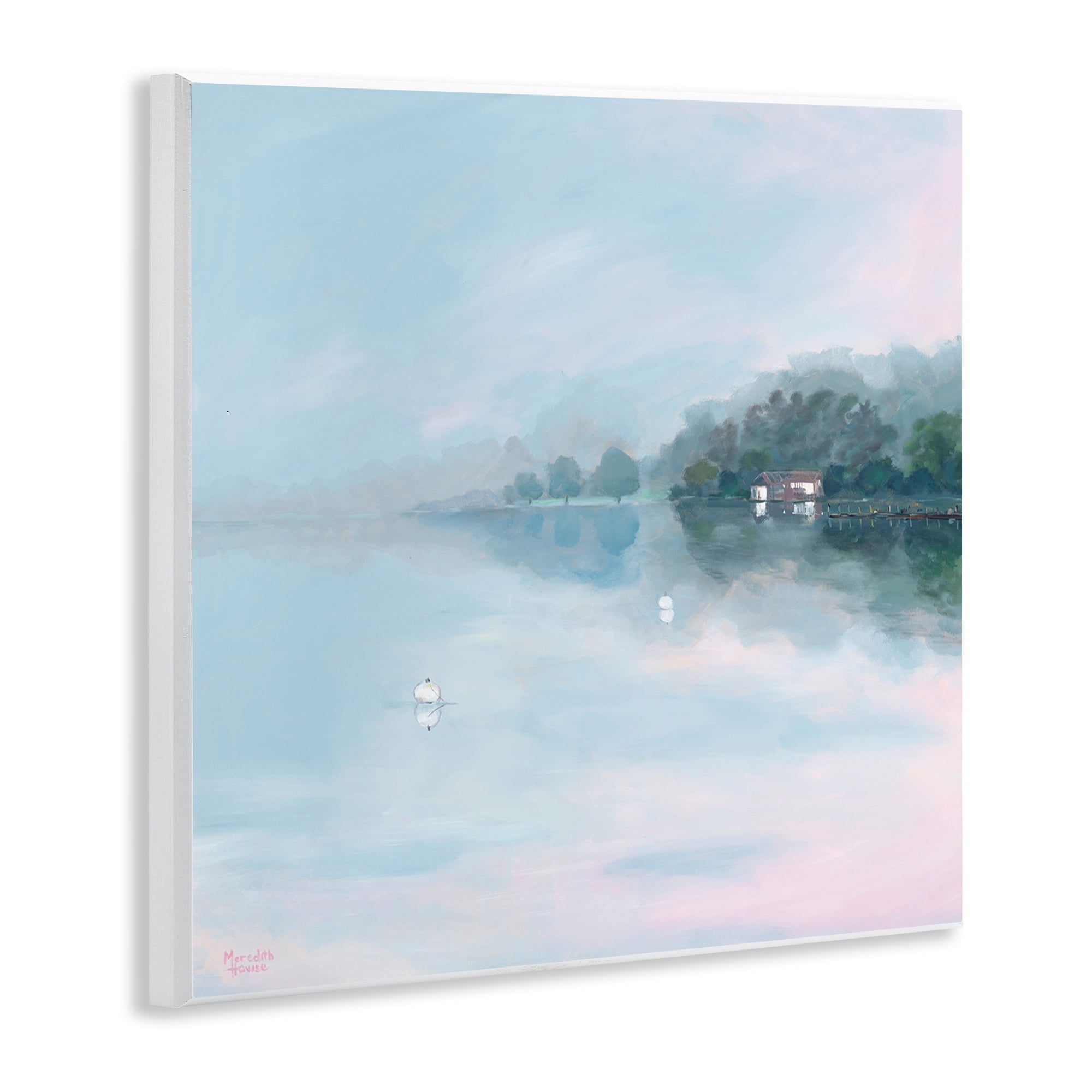 Stupell Industries Morning at Lake Windermere Wall Plaque Art, design by Meredith Howse