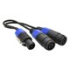 thumbnail image 3 of NUEVO 0. PA Splitter Plug A 2 Altavoces Cable Amplificador De 2 Vías, 3 of 9