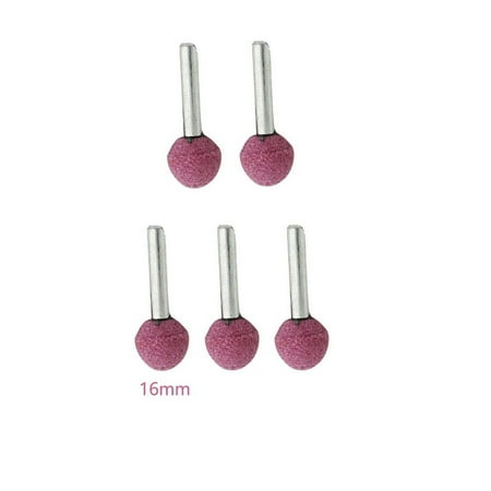 

5PCS Diamond Round Ball Burr Drill Bit Set For Carving Engraving 6mm shank