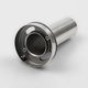 thumbnail image 2 of Car Universal 3.5/4/4.5" Insert Adjustable Round Tip Silencer Exhaust Muffler, 2 of 5