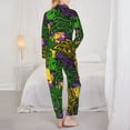 thumbnail image 5 of Bingfone Womens Pajama Sets Mardi Gras7 Print,Long Sleeve Loungewear Pajamas Set-Xx-Large, 5 of 9