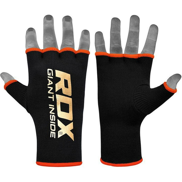 RDX HY Inner Gloves Elasticated Half Finger for Boxing MMA Knuckle Protection