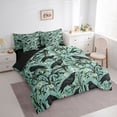 thumbnail image 2 of Erosebridal Black Raven 7-Piece Twin Bedding Sets,Natural Plant Floral Bedding Comforter Set For Men Women,Reversible, 2 of 7