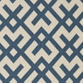 thumbnail image 3 of SAFAVIEH Courtyard Alvin Geometric Indoor/Outdoor Runner Rug, Navy/Beige, 2'3" x 6'7", 3 of 4