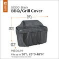thumbnail image 4 of Classic Accessories Sodo Black Grill Cover - Tough BBQ Cover with Weather Resistant Fabric, Medium, 4 of 4