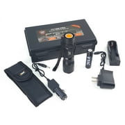 1TAC TC1200 Pro Tactical Kit Rechargeable LED Real CREE XM-L2 Tactical Flashlight Kit High Power | 1200 Lumens, Zoom & Adjustable, 5 Light Modes, Ultra Bright and Waterproof Aircra