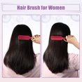 thumbnail image 2 of Cepillo para el cabello Unique Bargains Cepillo desenredante de viaje color rojo, 2 of 7