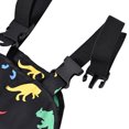 thumbnail image 5 of Toddler Waterproof Jumpsuits Girls Rainwear Adjustable Strap Overalls Outdoor Dinosaur Unisex Casual Jumpsuit, Black, 2 Years, 5 of 6