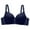 Blue, variant on AINIYS Bralette Wireless Thin Fabric Bralettes Secure Fit Bra for Women Cleavage Bra Soft Cup Bra Breathable Everyday Bras Lift and Support Push-Up Bra Red 38