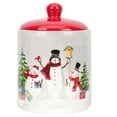 thumbnail image 1 of Christmas Elements Storage Jar Sealing Candy Jar Waterproof Cookie Jar Ceramic Snacks Jar, 1 of 6