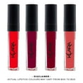 thumbnail image 2 of Klara Cosmetics The Bolds Trousse pour les Lèvres, Rouge à Lèvres Liquide, Rouge à Lèvres Mat, 4 Pcs, 2 of 9