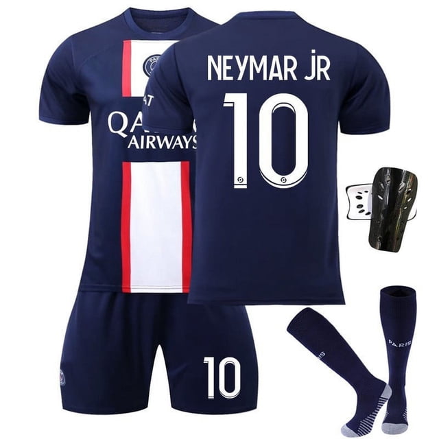 2223 Paris Saint-Germain Messi Jersey Home No. 10 Neymar Mbappé No. 7 PSG Camiseta de fútbol para niños
