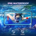 thumbnail image 3 of Funda Impermeable IP68 con Protectores Integrados, Azul Claro, Samsung Galaxy S24 Ultra 5G, 3 of 7