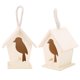 thumbnail image 1 of 2Pcs Outdoor Hanging Wooden Birdhouse Birds Nesting Box Crafts Ornament Garden Decoration, 1 of 4