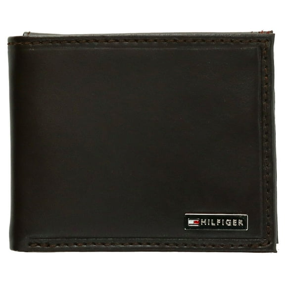 Tommy Hilfiger Portefeuille à Deux Volets Fordham en Cuir avec Passe-Partout (Hommes)