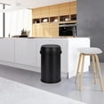 thumbnail image 7 of ChaoLink 17 Gallon/65 Liter Fingerprint-Proof Stainless Steel Garbage Can with Swing Lid (Flip Cover) – Heavy Duty Commercial Round Trash Bin, 7 of 7