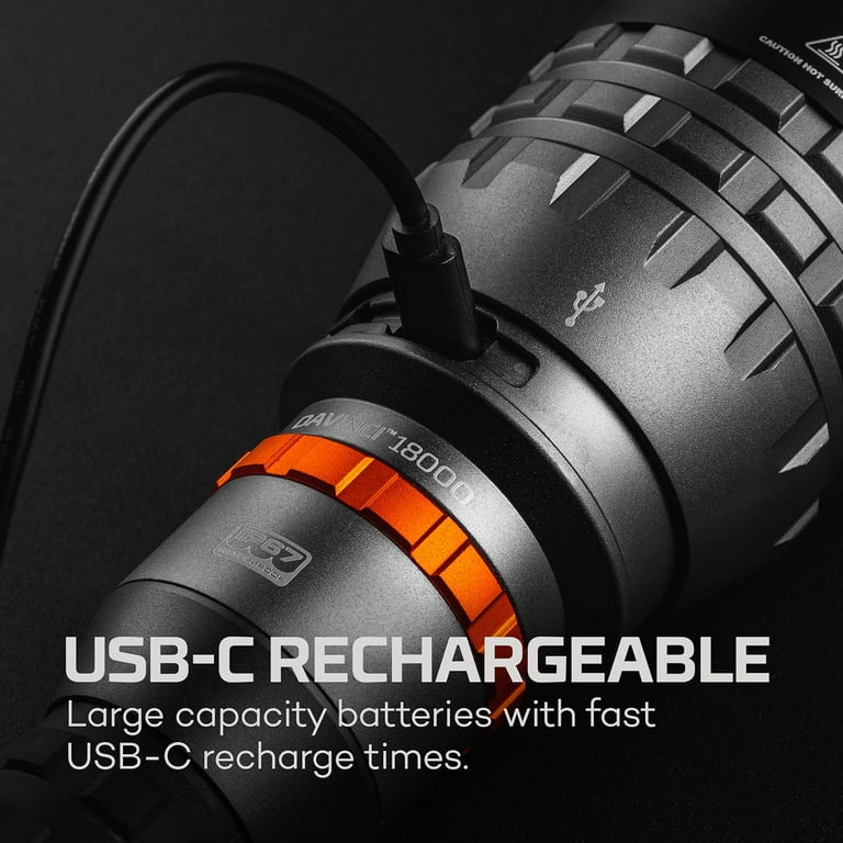 NEBO Davinci 18000 Powerful, USB Rechargeable, Waterproof Outdoor