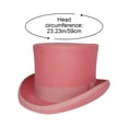 thumbnail image 2 of Jiibva Wool Top Hat for Men, Magician Hat, Formal Tuxedo Hat, Mens Tophat Christmas Party Cap, Victorian Topper Hats Gentlemen Hat Jazz Cap, 2 of 7
