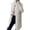Beige, variant on comerut Fall Winter Women Vest Coat Round Neck Loose Mid Length Sleeveless Single-breasted Pockets Cardigan Warm Thick Outwear Waistcoat