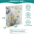 thumbnail image 5 of Cat Flowers Leaves 3 Ring Binders 1.5 inch Hardcover File Folders with Interior Pockets A4 Size Organizer for School Office Hospital Set of 2, 5 of 8