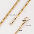 thumbnail image 2 of Bag Chain 100cm Gold Handbag Handle Replacement Chain with Swivel Claw Clasps Chain for Girls Shoulder Bag Handbag Purse, 2 of 5