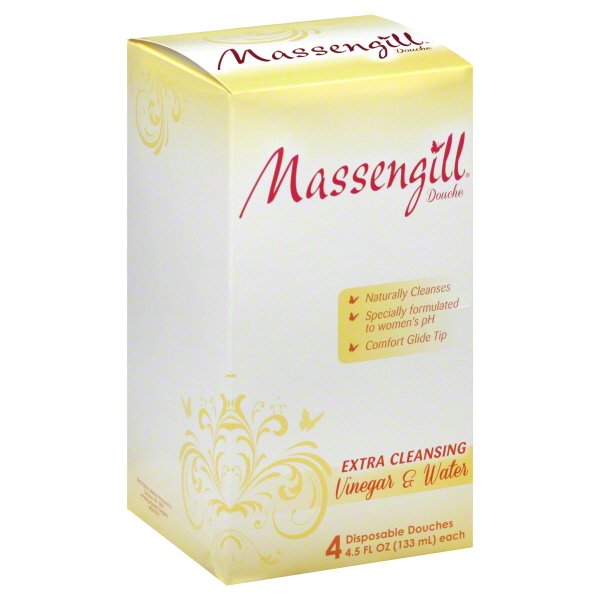 Disposable Douches Extra Cleansing Vinegar & Water 4 CT