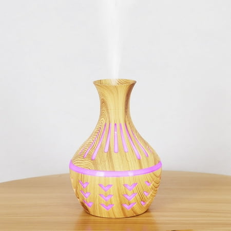 

Flower Vase New Home Humidifier LED Colorful Light Conversion Retro Humidifier Vases For Decor