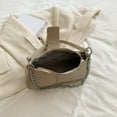 thumbnail image 4 of Sac Cool pour Femmes Y2K Couleur Unie Sacs Chic Hobo Sac Polyvalent pour Rendez-Vous, 4 of 8