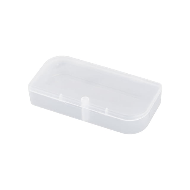 pitrice Storage Boxes Lids Rectangular Empty Clear Embroidery Craft Holder Jewelry Container Plastic Sundries Organizer