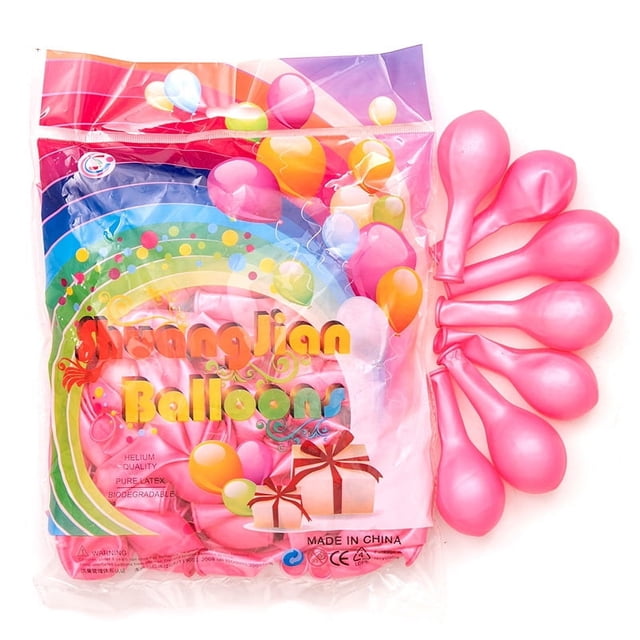 Globo de látex perlado de 10 pulgadas y 1,2 g con nudo para decoración de bodas, fiestas y cumpleaños