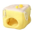 thumbnail image 3 of Nido cálido para hámster, cama tipo cueva para conejillo de indias, escondite acogedor para hámster, cama colgante para escondite S, 3 of 8