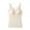 Beige, variant on Fengactive Built-in Bra Thermal Underwear Shirts for Women Self-Bra Sleeveless Tank Tops Winter Warm Base Layer Vest