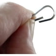 thumbnail image 2 of 25 Pack - Premium J Hook Spring Clips for DIY Lanyards & Keychains - 1 1/4 Inch Durable Snaps for Craft Making Mask Lanyard Cord, Badge Holders, Jewelry & Purse Zipper Pulls by Specialist ID (Silver), 2 of 6