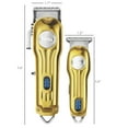 thumbnail image 4 of DSP Professional Hair Clipper for Men, Clipper and Trimmer Set - Electric Clipper for Hair Cutting, Cordless Barber Clipper Set with LED Display for Men Gift (Gold), 4 of 7