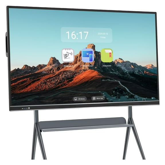 BELNET 86'' Smart Board Touch Electronic Whiteboard Android TV Combo for Home Theaters & Classrooms